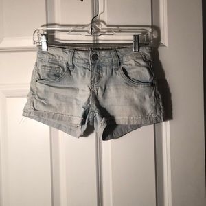 Denim shorts